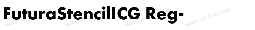 FuturaStencilICG Reg字体转换